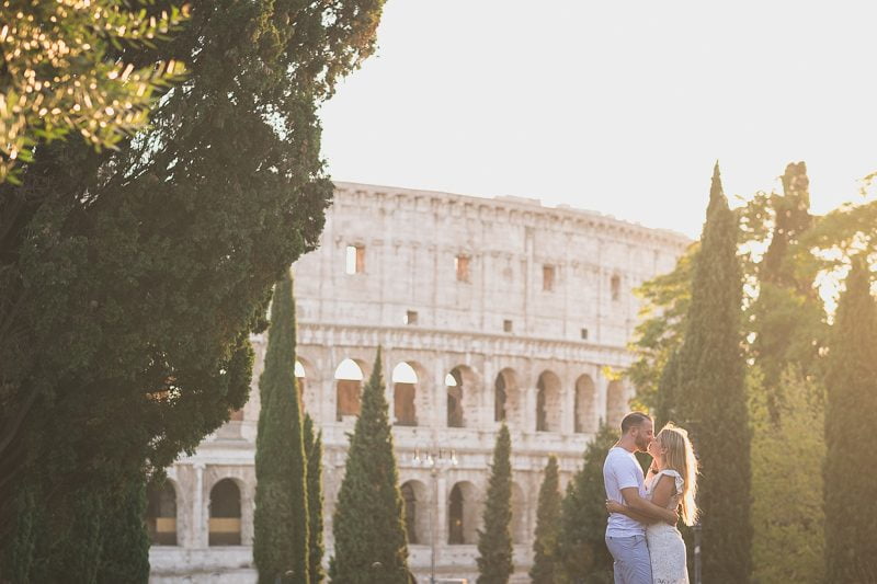 Wedding Day After Rome Italy couple session