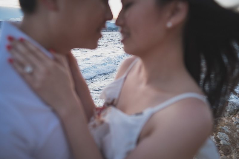 Surprise Proposal French Riviera Asian couple 7362