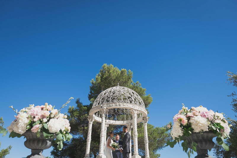 French Riviera wedding chateau Saint Georges Grasse 9856