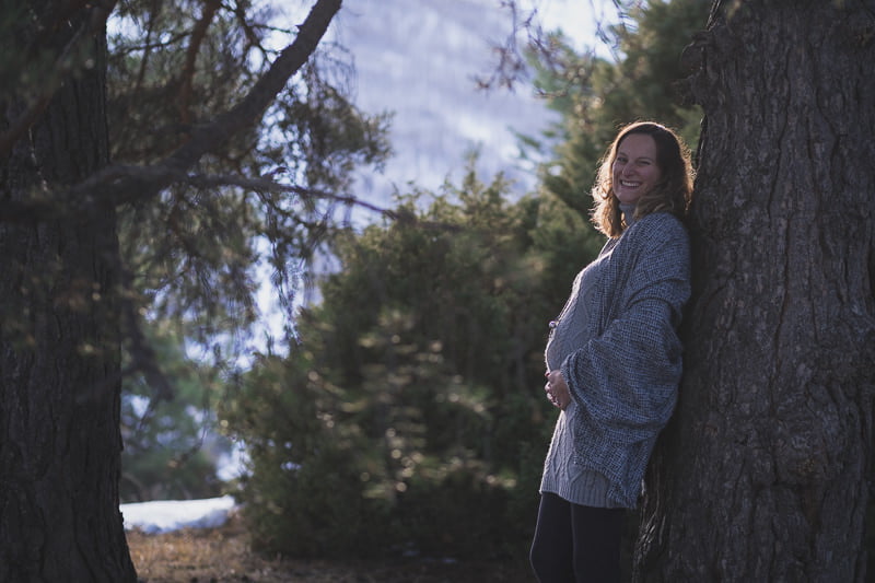 Winter Maternity photo session French Alps Riviera 1071