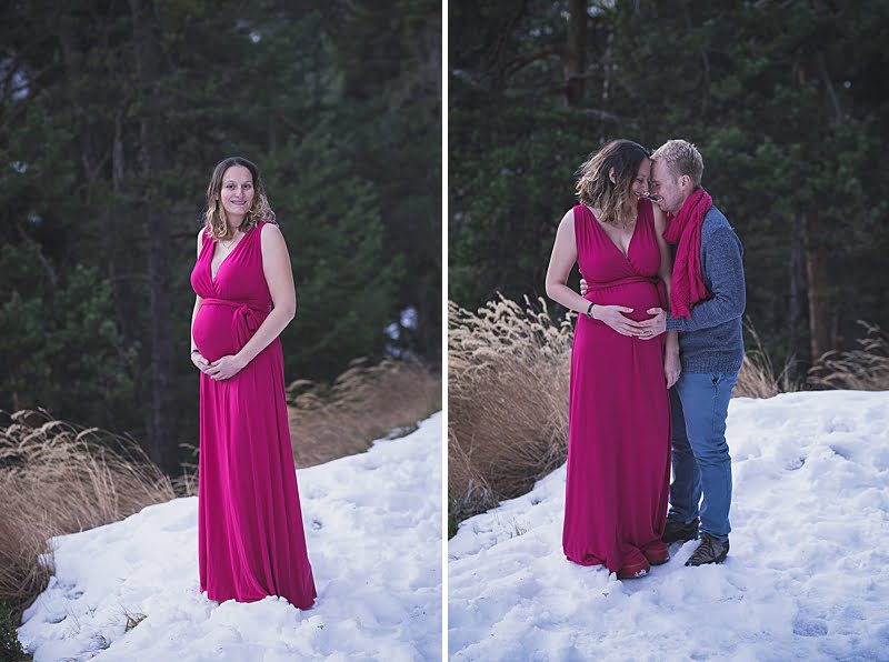 Winter Maternity photo session French Alps Riviera 1119