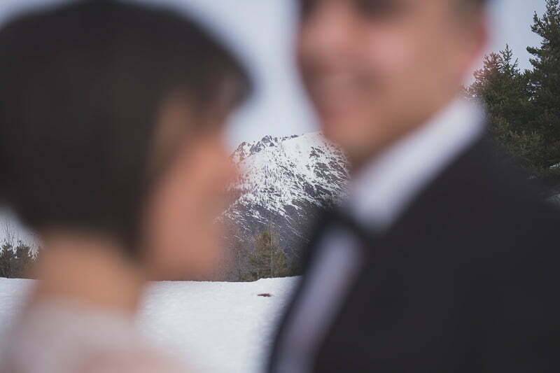 Wedding Day After Photo Session Mountains Auron Alpes 8960