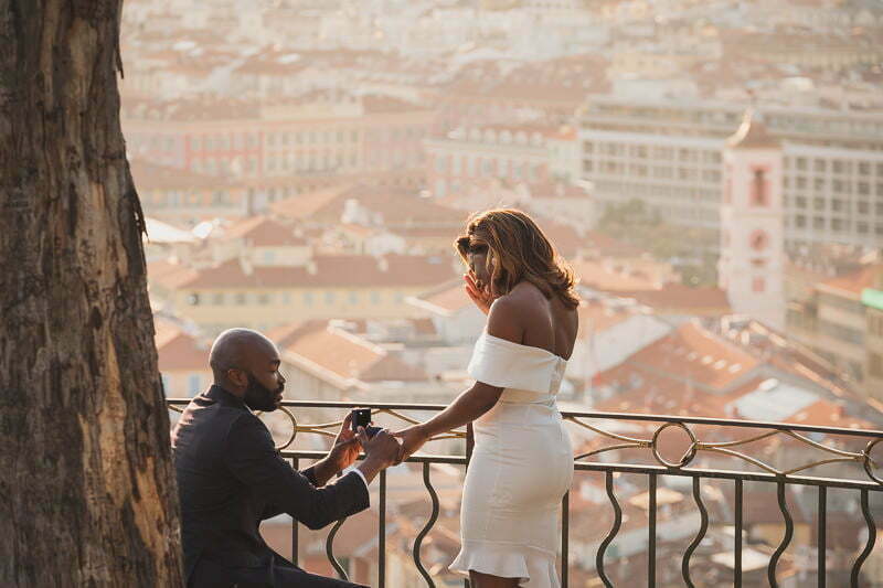 English Nigerian wedding proposal French Riviera Morocco 37