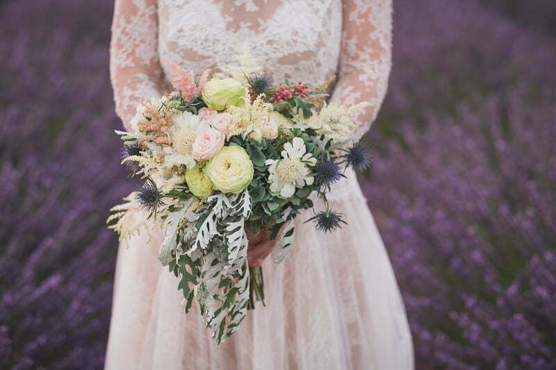 Lavender fields couple photo session south of France wedding 9777