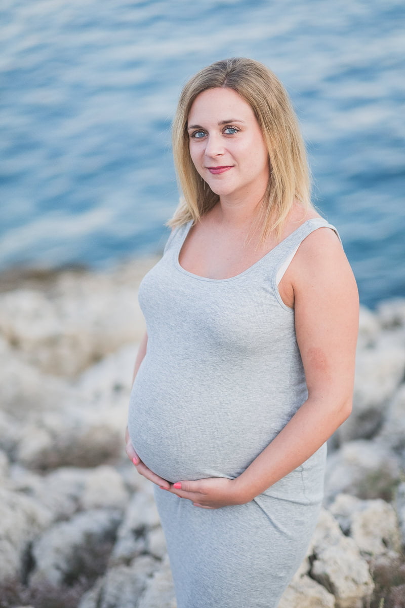 Tender Maternity Pregnancy Seaside Photo Session French Riviera 2026