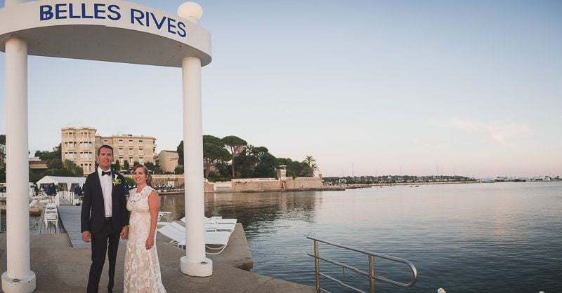 Seaside American Elopement Wedding French Riviera Belles Rives 2