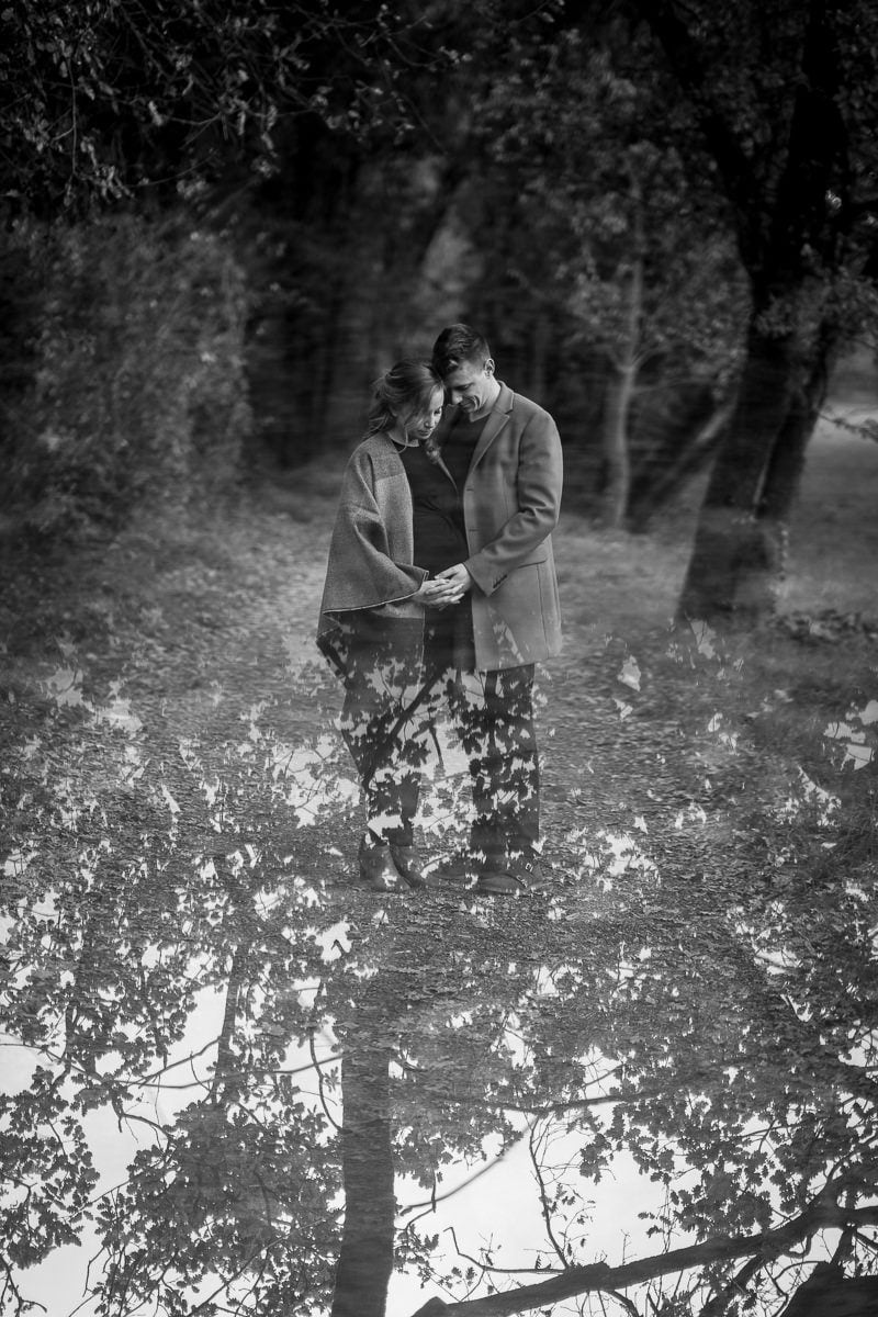 French Riviera Fall Babymoon, Maternity brown and yellow pictures 