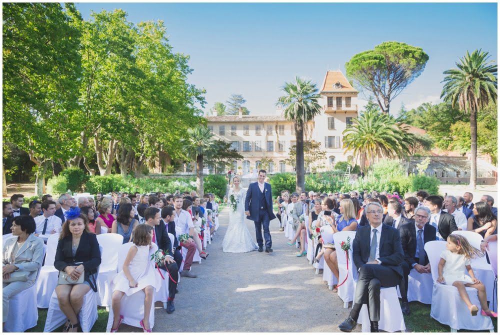 Intimate garden Wedding chateau colbert cannet Provence 2