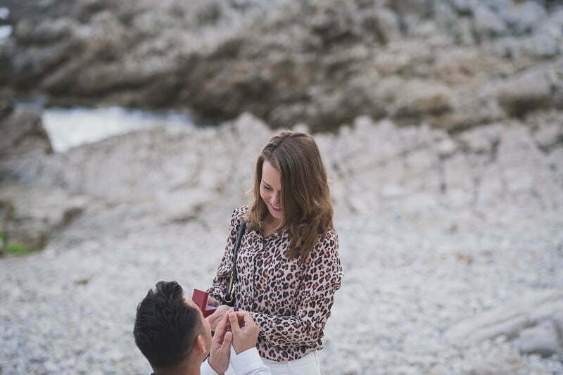French Riviera Seaside wedding proposal 1031