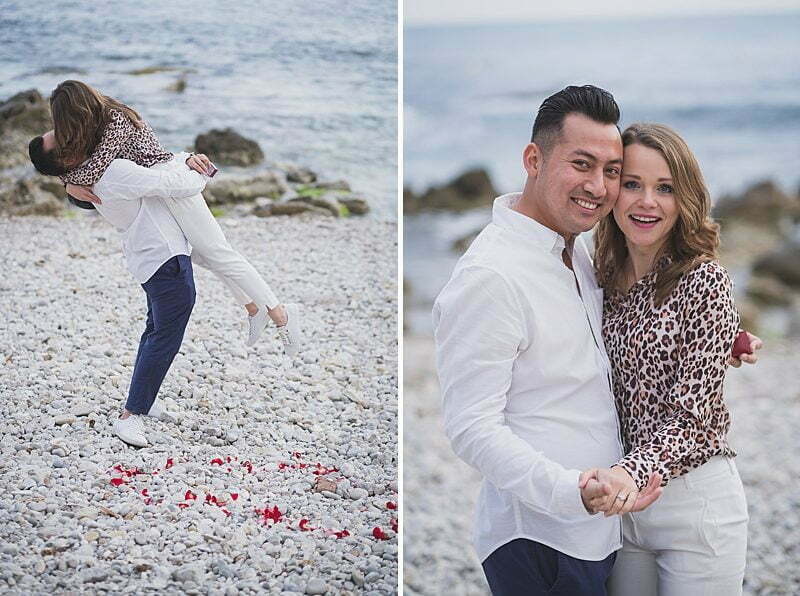 French Riviera Seaside wedding proposal 1058