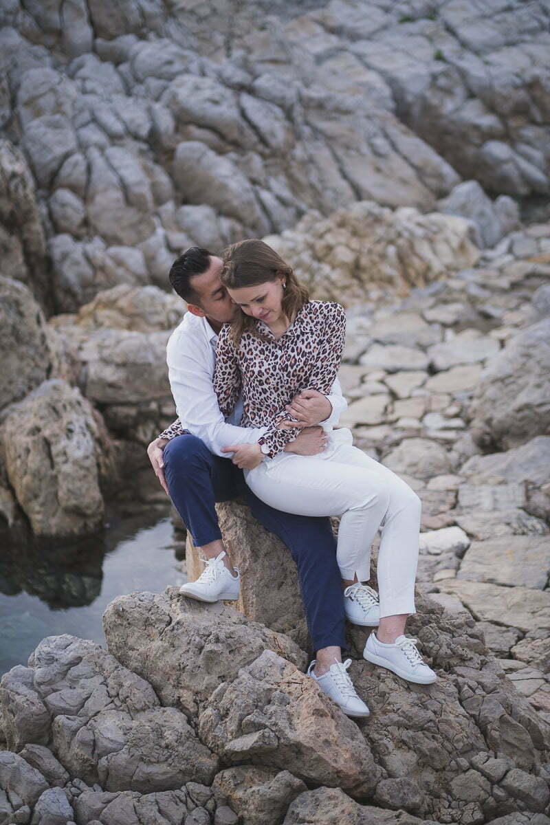 French Riviera Seaside wedding proposal 1106