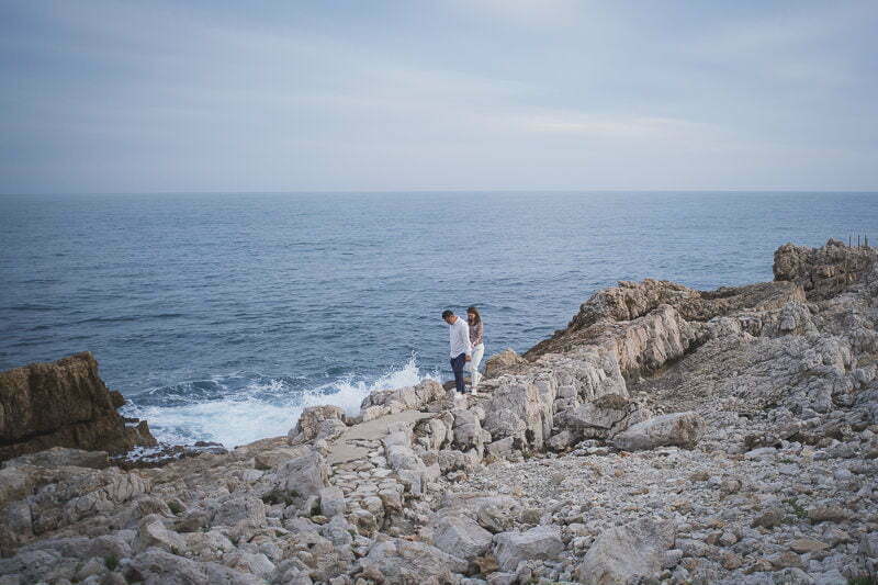 French Riviera Seaside wedding proposal 1133