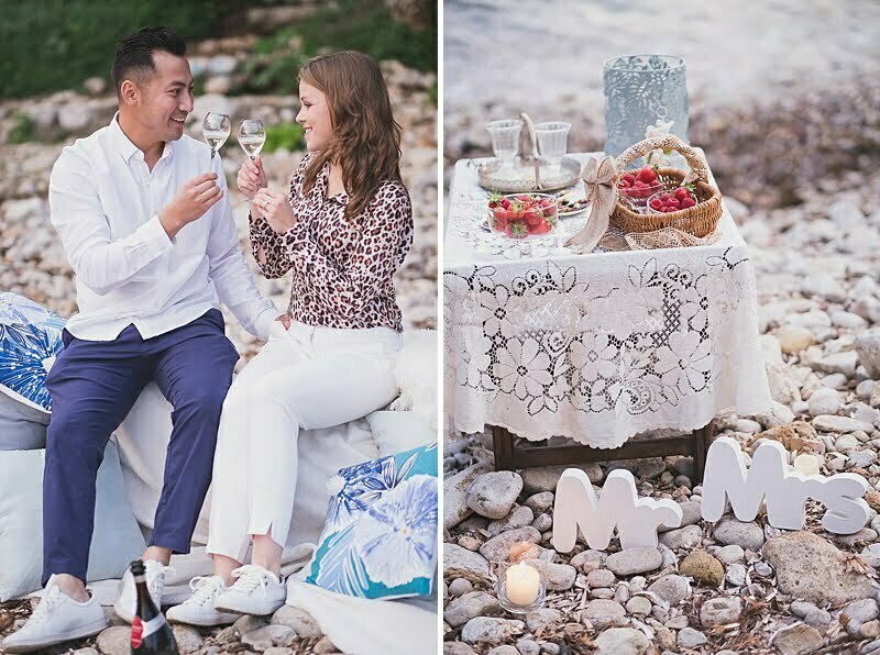 French Riviera Seaside wedding proposal 1181