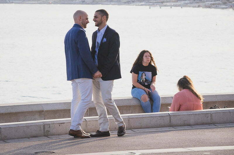 French Riviera Same Sex gay Wedding Proposal 1017