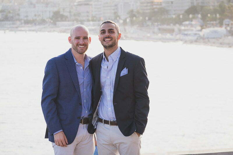 French Riviera Same Sex gay Wedding Proposal 1035