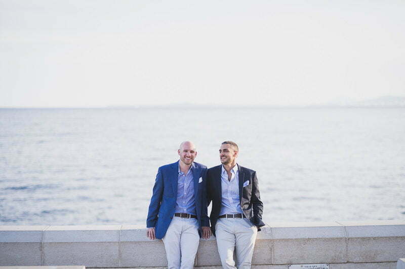 French Riviera Same Sex gay Wedding Proposal 1037