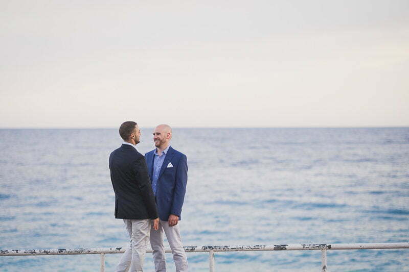 French Riviera Same Sex gay Wedding Proposal 1134