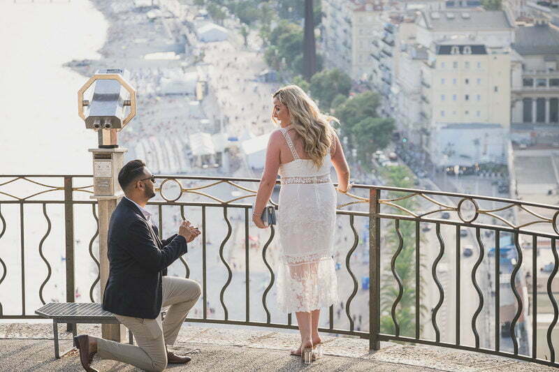 Indian wedding proposal French Riviera 1009