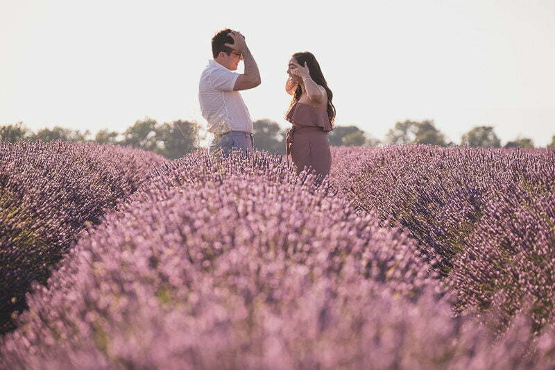 Lavender Wedding porposal Valensole Provence 1011