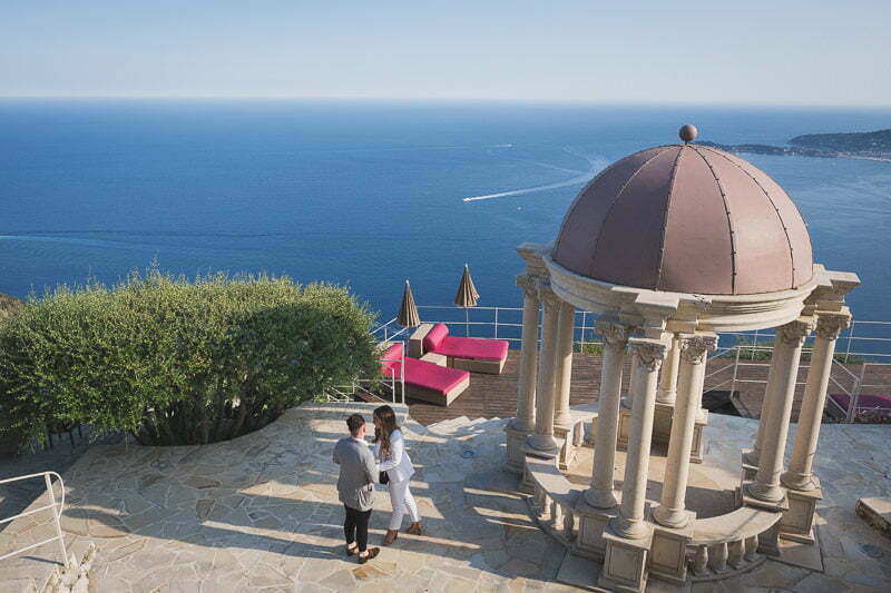 Wedding Proposal Chateau Chevre dOr Eze 1014