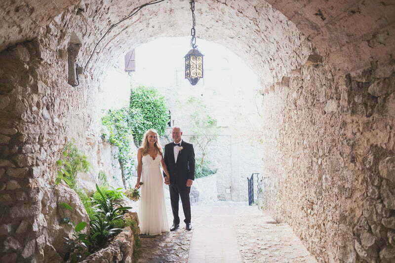 Intiamte Elopement Wedding Chateau Eza Eze 1090