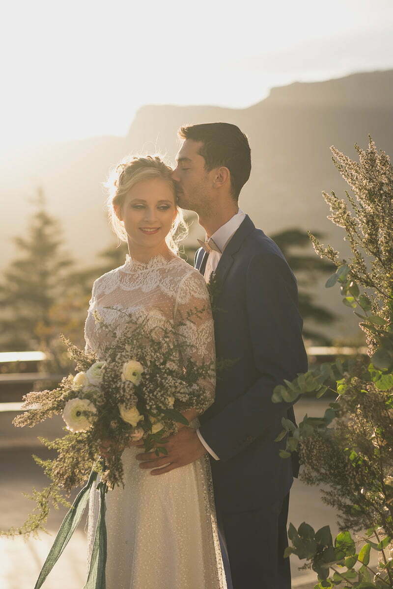 Evening Elopement wedding Chateau Bellet French Riviera 76