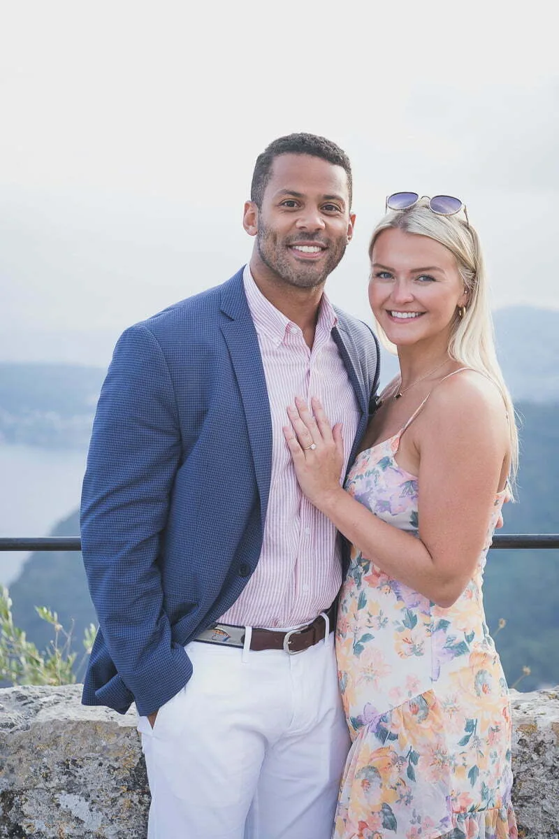 Eze Chateau Eza Wedding proposal Balcony 2016
