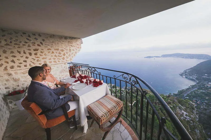 Eze Chateau Eza Wedding proposal Balcony 2090
