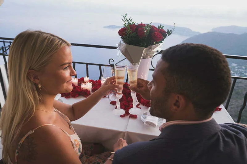 Eze Chateau Eza Wedding proposal Balcony 2104