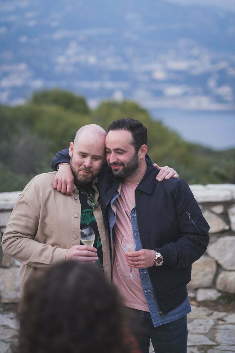 Same Sex LGBTQ wedding proposal French Riviera 2073