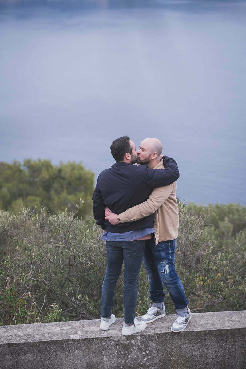 Same Sex LGBTQ wedding proposal French Riviera 2157