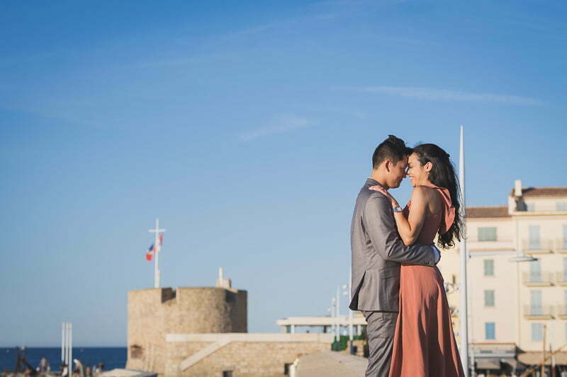 St Tropez wedding proposal 2