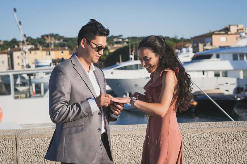 St Tropez wedding proposal 2015