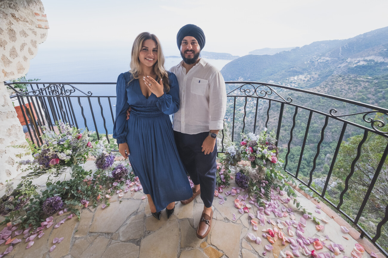 French Riviera Sikh wedding Proposal 1022
