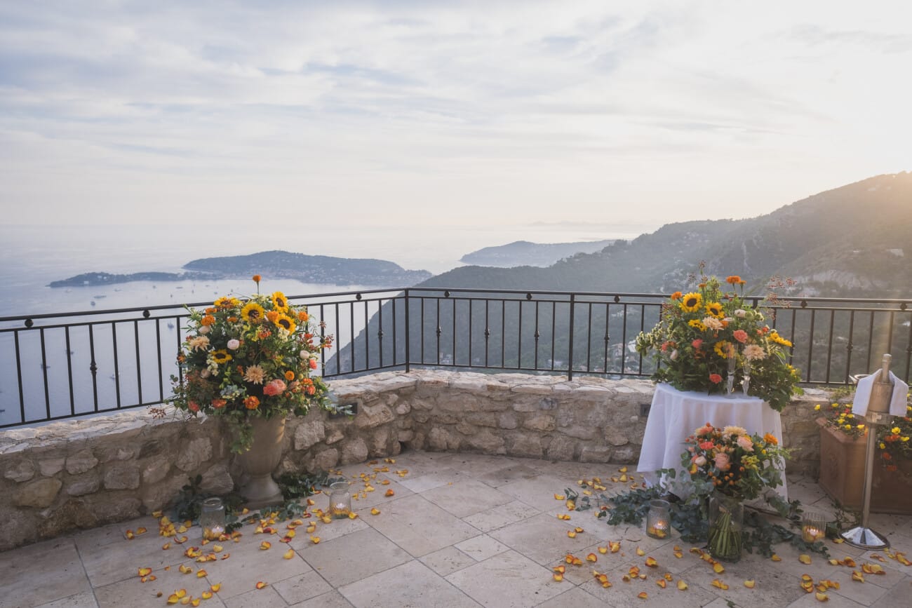 Floral design 11 French Riviera Fall Proposal 1001
