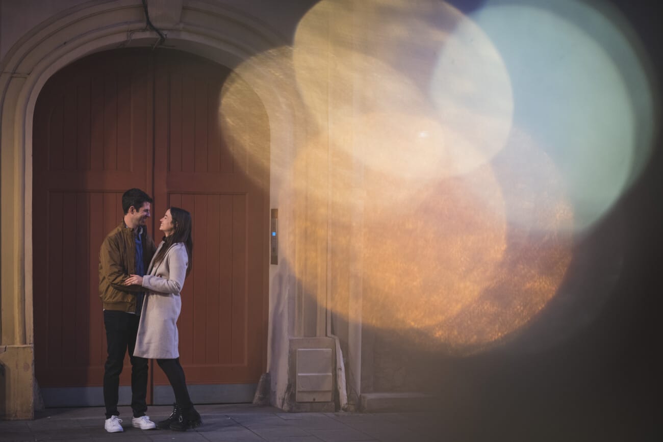 Where to Propose in Nice? A Local Photographer’s Guide to an Unforgettable Moment 21 Christmas light after their Winter proposal at Nice Castle Hill