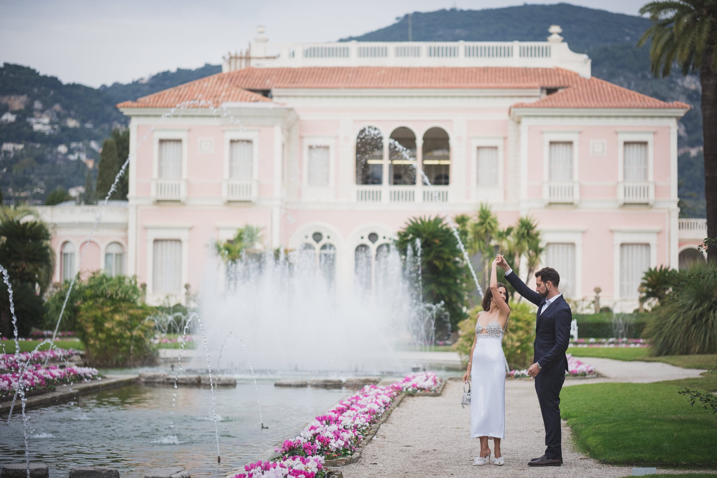French Riviera Villa Ephrussi Winter Proposal 1161
