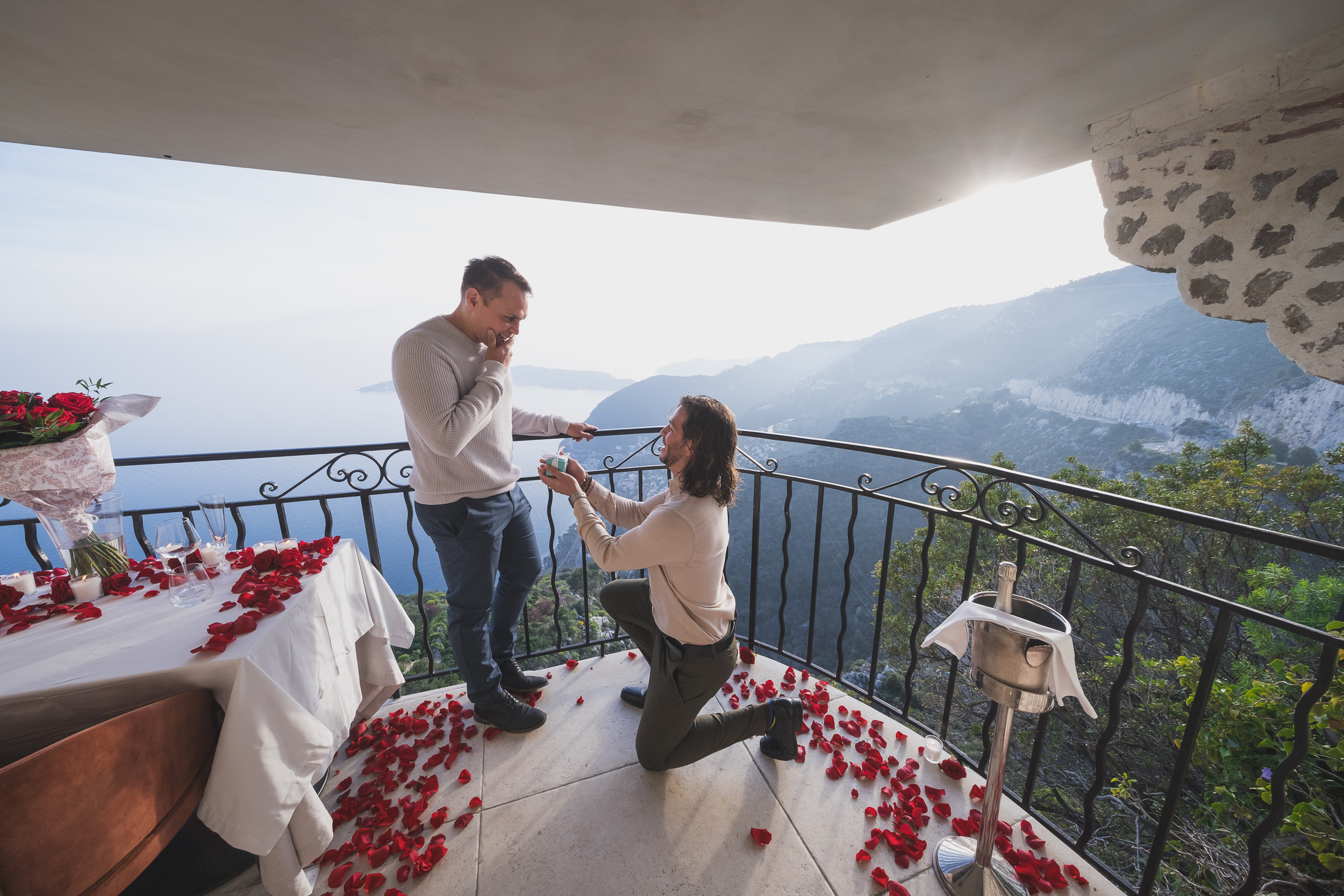 French Riviera Gay Proposal Engagement 1008