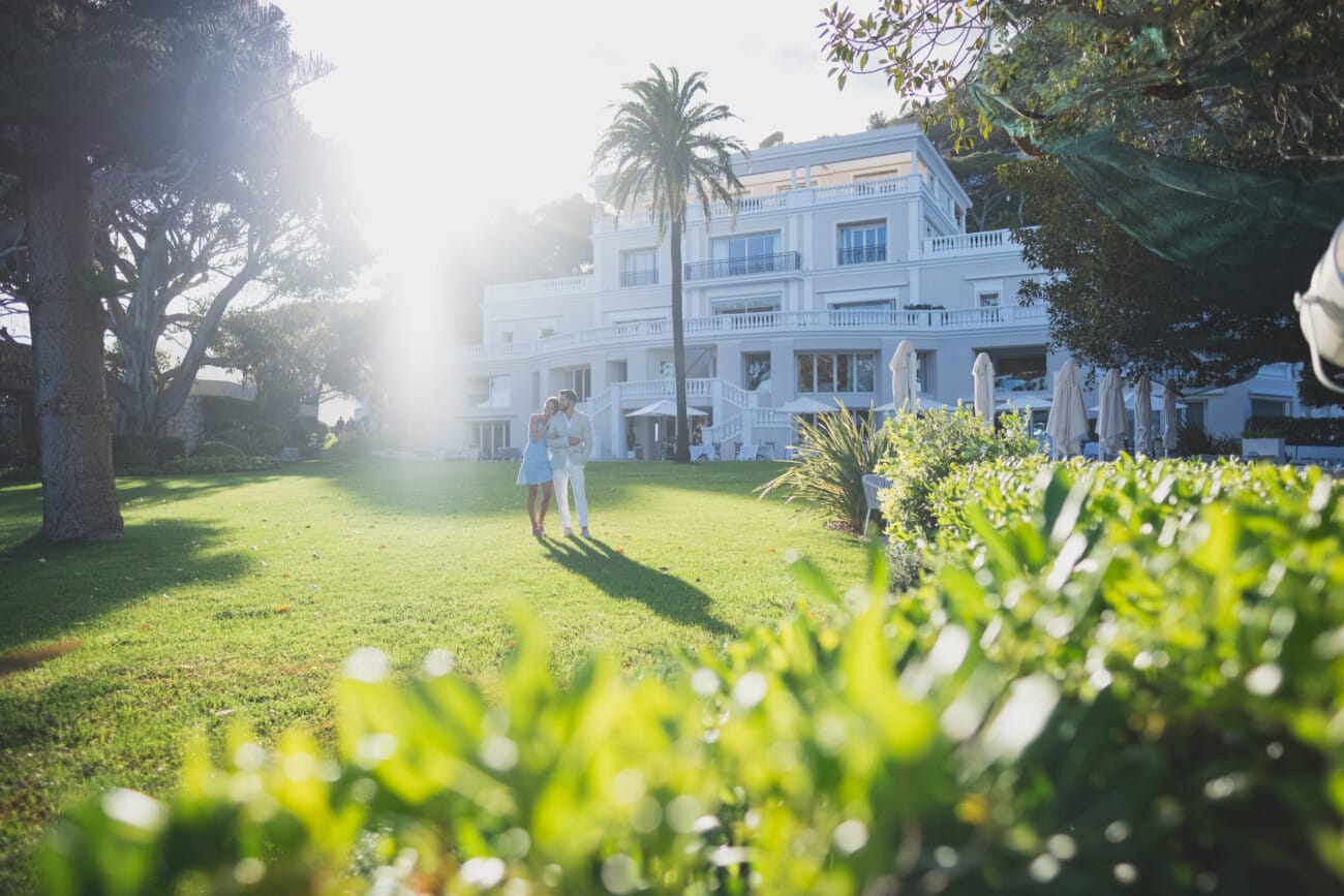 Sun, Sea, and a Bump: Your Essential French Riviera Babymoon Guide 4 Babymoon on the French Riviera Strolling Cap Estel ultra intimate and luxurious garden