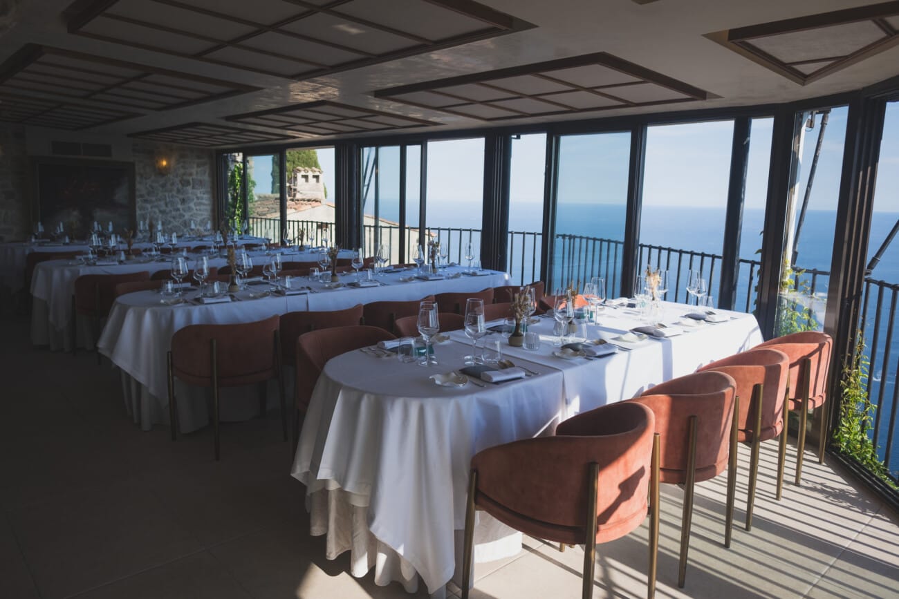 Chateau Eza Elopement options 15 Chateau Eza Wedding Dinner 5