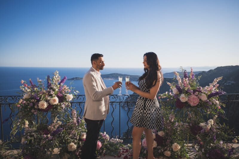 Chateau EZA stunning French Riviera Proposal &Elopement venue 1 Chateau Eza Luxury Proposal overlooking the French Riviera Planning and photography by WildRoses