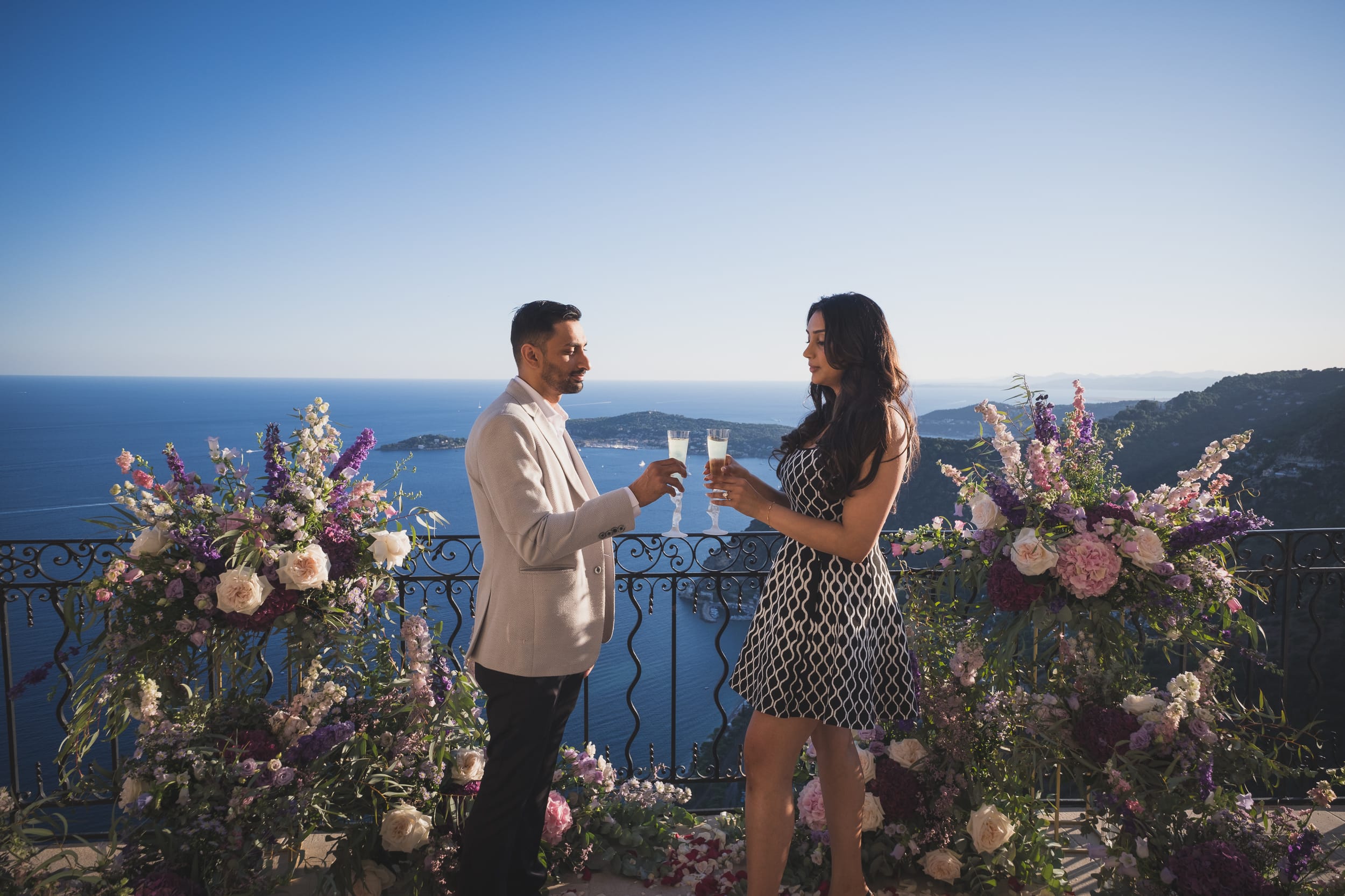Chateau EZA stunning French Riviera Proposal &Elopement venue 9 Chateau Eza Luxury Proposal overlooking the French Riviera Planning and photography by WildRoses