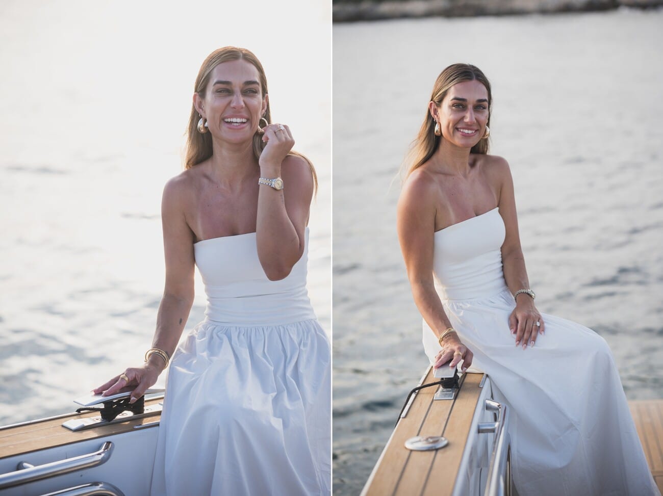 Cannes sunset Yacht Proposal 15 Cannes Yacht Proposal Celebration at sunset in between Lérins Island.
French Riviera proposal Photographer and French Riviera proposal Planner WildRoses