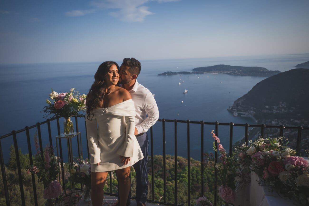 Proposal overlooking the French Riviera Coastline 9 French Riviera Proposal 1035