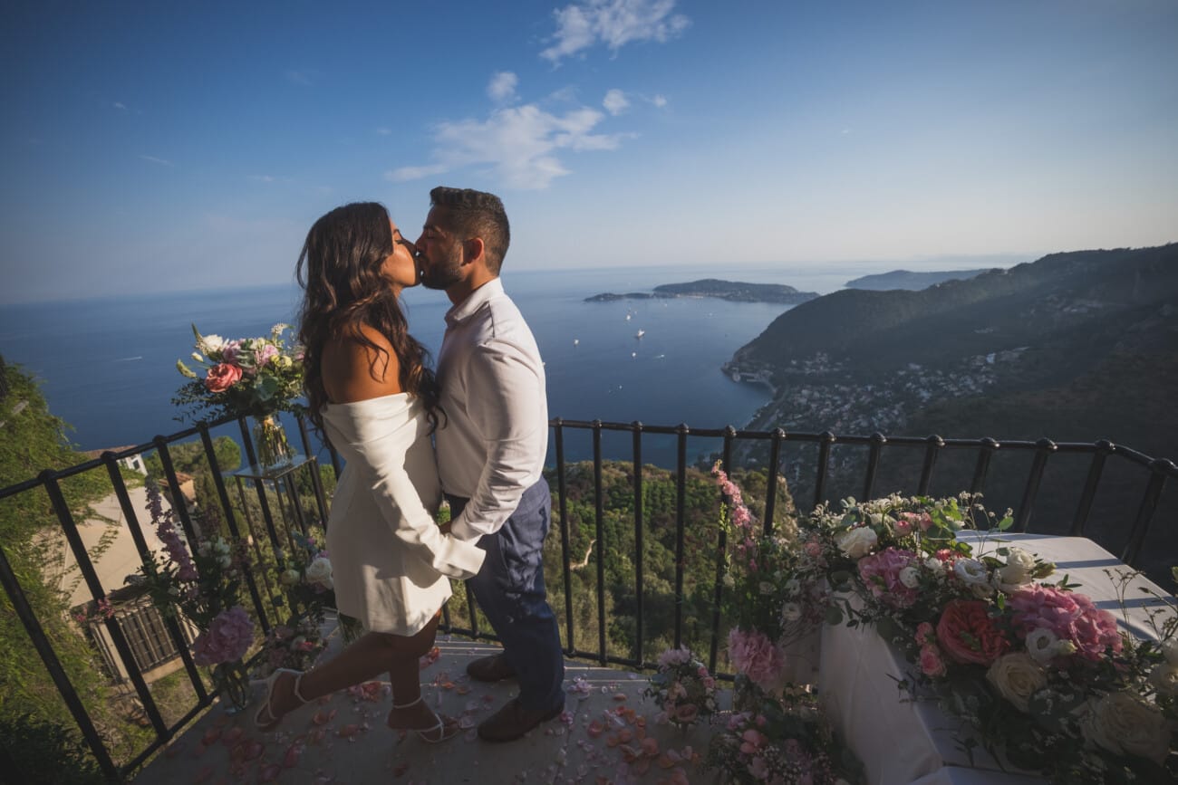 Proposal overlooking the French Riviera Coastline 10 French Riviera Proposal 1039
