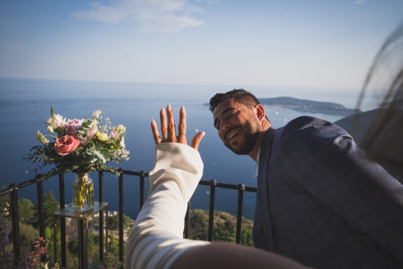 Proposal overlooking the French Riviera Coastline 11 French Riviera Proposal 1046