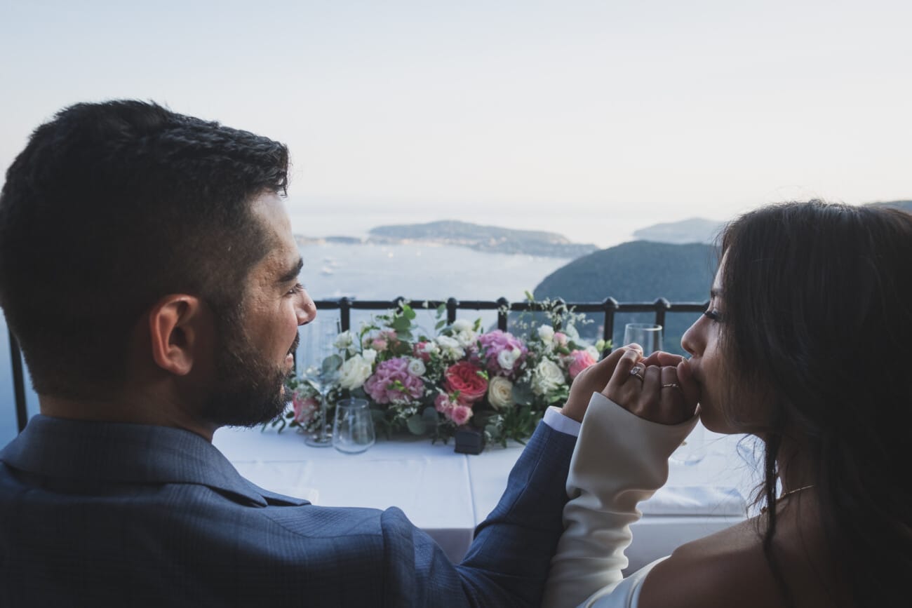 Proposal overlooking the French Riviera Coastline 26 French Riviera Proposal 1107