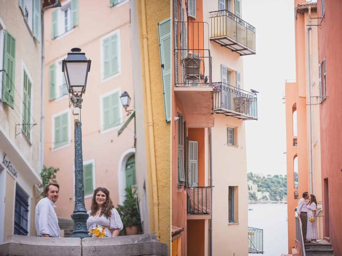 The 30 best places for a PROPOSAL on the French Riviera 19 Strolling Villefranche-sur-Mer colourful intimate streets after their engagement