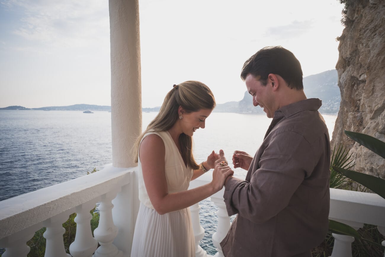 A Sunset Proposal at Cap Estel’s Iconic Temple of Love 7 Cap Estel Eze Wedding Proposal 18
