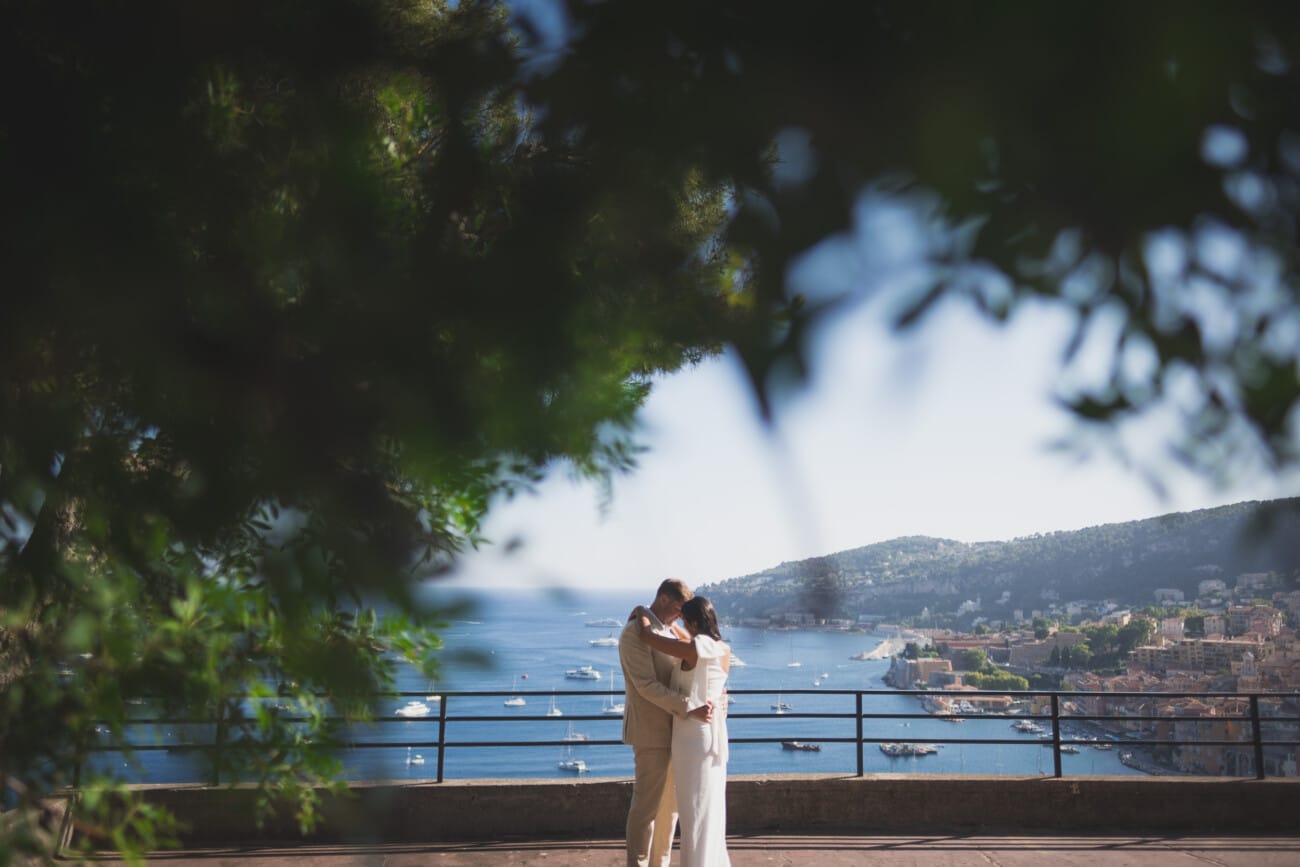 Above the Bay: An Intimate French Riviera Elopement on the Hillsides 8 intimate moment during French Riviera Elopement facing Villefranche-sur-Mer bay
Planning and photography by Wildroses